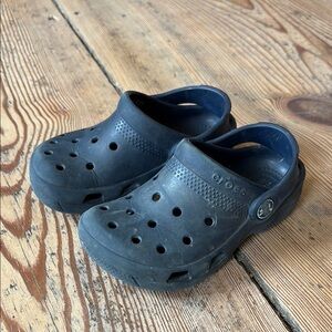 Kids Navy Crocs Clogs